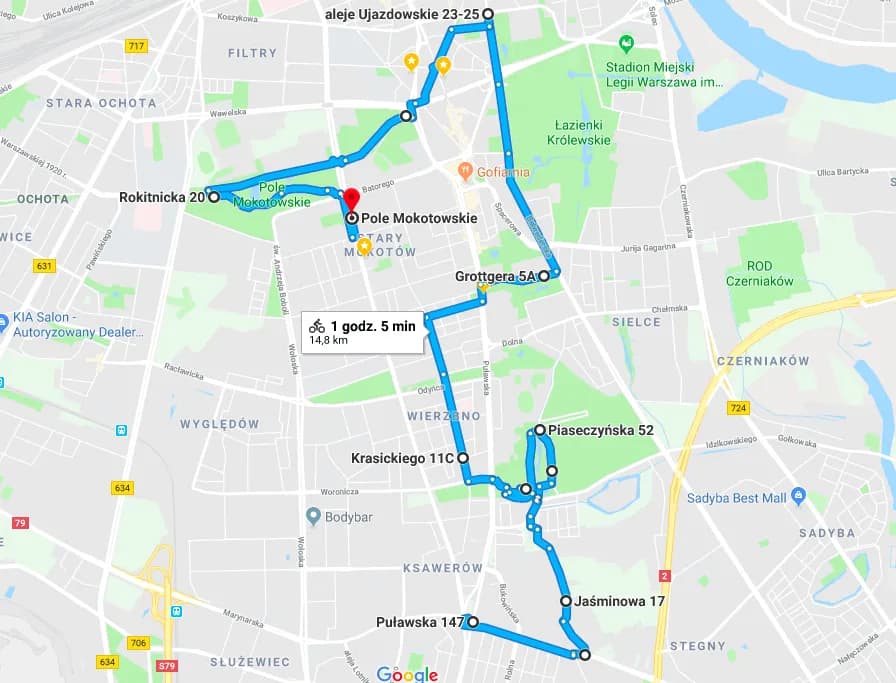 Fajne trasy rowerowe w Warszawie, które musisz przejechać tej wiosny